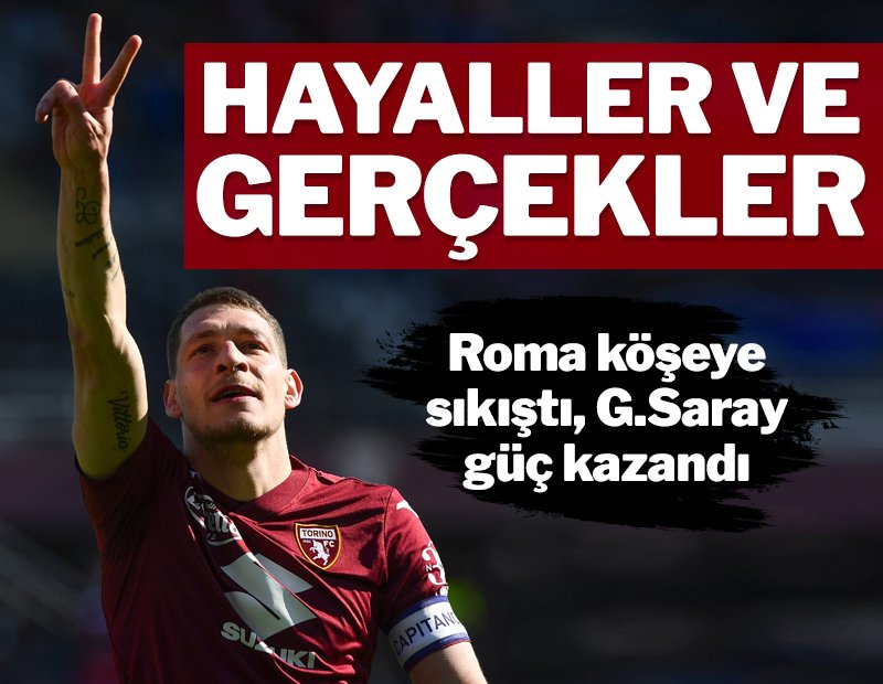 Galatasaray’ın Belotti transferinde gerçekler! Roma ve Shomurodov sürprizi…