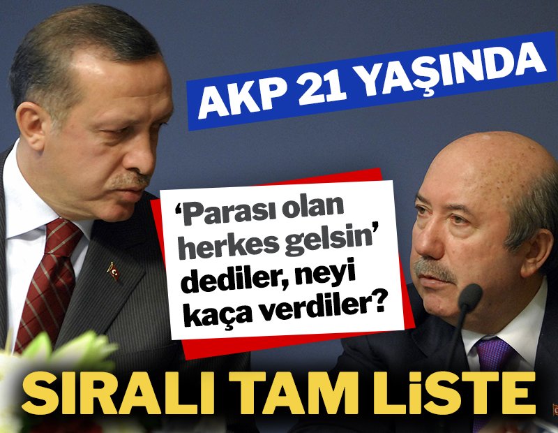 AKP 21 yaşında: Cumhuriyet’in bütün birikimini sattılar