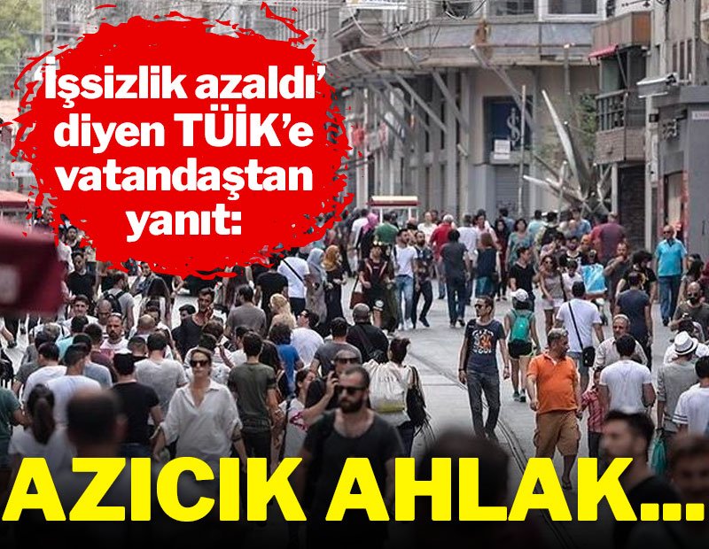 TÜİK’e göre işsizlik azaldı ama iş arayan emekli isyanda: Türk milleti bunu hak etmiyor