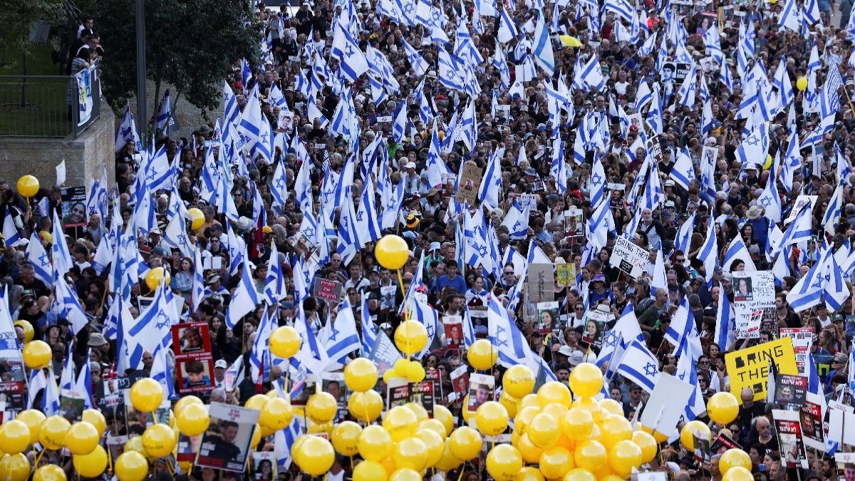 İsrail'de Netanyahu karşıtı eylem